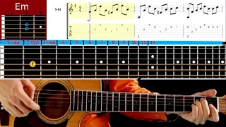 You're close to me like the sea shore on the guitar. Tutorial melodies of Christian songs.