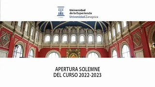 Apertura solemne curso 2022-2023 Universidad de la Experiencia