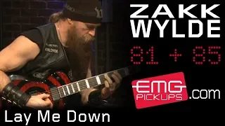 Zakk Wylde plays "Lay me Down" on EMGtv