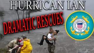 Hurricane Ian, Dramatic rescues by the Coast Guard