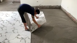 Construction Techniques And Installation Of Professional Kitchen Floors With Ceramic Tiles 80 x 80cm