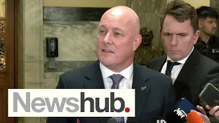 Incoming PM Christopher Luxon speaks to media as coalition talks conclude | Newshub