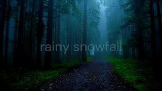 øneheart x reidenshi - rainy forest snowfall for relax, reduce anxiety, and sleep deeply