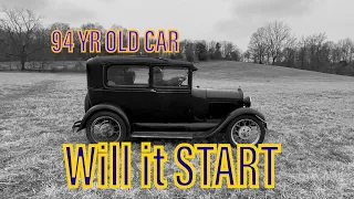 1928 model A Ford will it start ? After my grandpa parked it for years ?