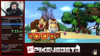 Donkey Kong Country Tropical Freeze Speedrun in 1:24:52