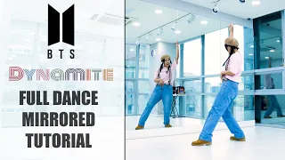 BTS(방탄소년단) - DYNAMITE(다이너마이트) full dance MIRRORED TUTORIAL 전체안무 거울모드