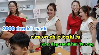 Sau Khai Trương Hồng Loan dọn dẹp vui cùng Nv Thông báo "Cháy Hàng" 2000 đơn hết sạch