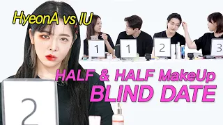 (A Shocking Before-After) 4:2 Blind Date with Half-and-half Makeup! #ReadyDate #NewLookDate34
