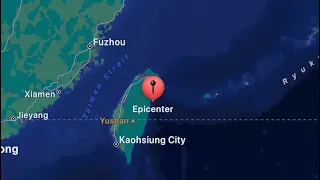 5.8 Earthquake Taiwan Region. Watch for larger movement! Friday! 4/26/2024