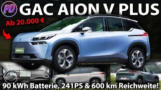 AION V PLUS - Up to 241 PS & 600 km Range starts at 20.000€