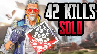 SOLO BALLISTIC 42 KILLS & 9714 DAMAGE WAS EPIC IN AMAZING TWO GAMES (Apex Legends Gameplay)