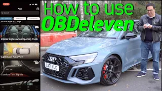 Coding and unlocking hidden features on my 2022 Audi RS3 with OBDeleven!