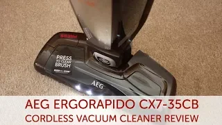 AEG ErgoRapido CX7 35CB Cordless Vacuum Cleaner Review | Henry Reviews