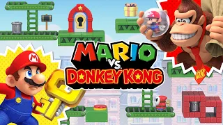 Mario vs Donkey Kong (Switch) Full Gameplay Walkthrough  (Longplay)