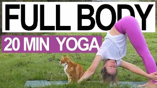 20 min Intermediate Full Body Morning Yoga