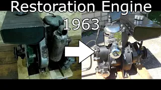 Restoration Old Engine 1963, Реставрация двигателя 2СД-в