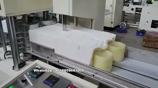 How to make color printing napkins,Automatic napkin paper making machine #napkinmachine #tissuepaper