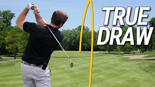 95% of golfers DON'T hit a DRAW | Do this & hit a TRUE DRAW