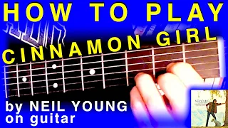 HOW TO PLAY Cinnamon Girl Neil Young on guitar | Full song tutorial & lesson