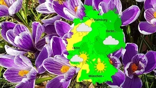 Das Wetter: Frühlingshauch am Wochenende (23.03.2018)