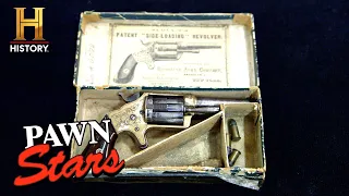 Pawn Stars Do America: SUPER RARE 1800s Revolver Sells For Over $2,000! (Season 1)