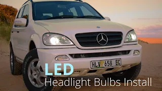 Part 3 - Headlight LED conversion - Mercedes W163