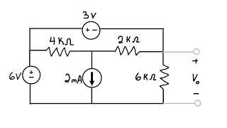 Node Voltage Method (Problem #19) - Super Node #3