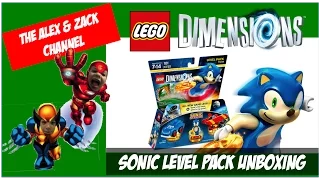 Lego Dimensions Sonic the Hedgehog level pack unboxing