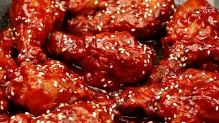 কোরিয়ান ফ্রাইড চিকেন ।  Korean Fried Chicken । Spicy Chicken Fry । Korean Chicken Fry Recipe Bangla