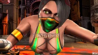 Jade (Costume 1) Performs All Character Intros & Victory Celebrations on The Temple MK9 PC