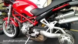 Installing a new chain on a Ducati Monster S2R 800