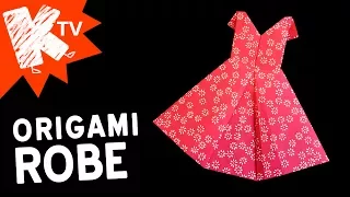 Robe en papier - Origami facile