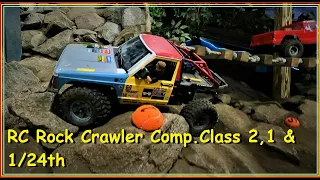 RC Rock Crawler Competition Class 2, 1 & 1/24 / Trx-4 Sport Injora Jeep / Flub RC / scx24 fcx24