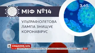 Ультрафіолетова лампа знищує коронавірус: міф чи реальність