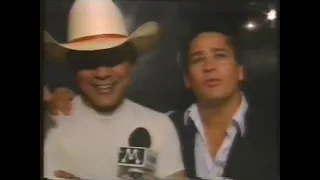 Bastidores de um show de Leandro & Leonardo em 1997 - INÉDITO