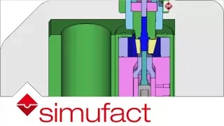 Cold Forming Simulation - Segmented Dies are used to form thread in header1