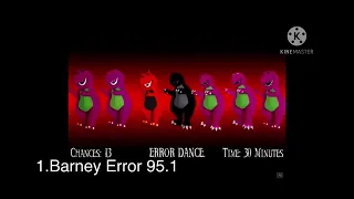 The Barney Error Characters Dances To What Does The Fox Say!