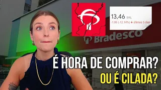 BBDC4 EM QUEDA | Oportunidade ou cilada? Por que as ações do Bradesco estão caindo