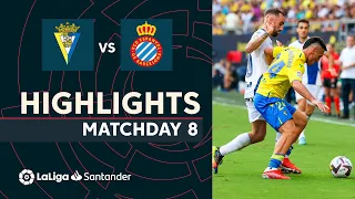 Highlights Cádiz CF vs RCD Espanyol (2-2)