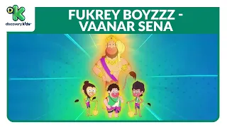 Fukrey Boyzzz - Vaanar Sena | Fukrey Boyzzz Cartoon | Hindi Cartoons only on Discovery Kids India