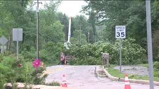 Storm damage reported in parts of Northeast Ohio