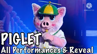 Piglet - All Performances & Reveal | Masked Singer Season 5