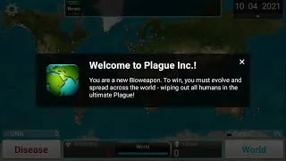 [Plague Inc] Main Mode, Bio-Weapon (MEGA-BRUTAL), (No Gene)