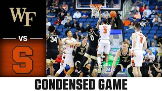 Wake Forest vs. Syracuse Condensed Game | 2023 New York Life ACC Men’s Basketball Tournament