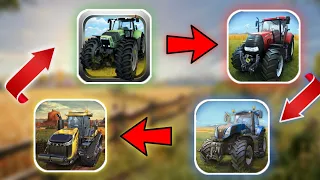 Fs12 vs Fs14 vs Fs16 vs Fs18 | Farming Simulator Gameplay | Timelapse |