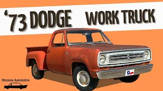 1973 Dodge D100 Utiline. My Work Truck! Obsolete Automotive Car Show. Old MoPar Step side Shop Truck