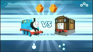 [Try to play #59] GoGo Thomas / Thomas train toy game (Thomas VS Toby )(Android game) 湯瑪士小火車賽車比賽 （手機