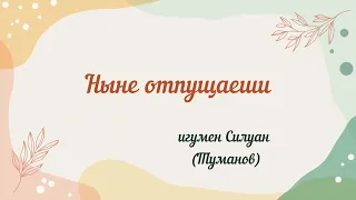 Ныне отпущаеши... игумен Силуан (Туманов) #всенощноебдение