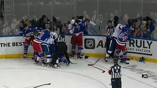 Tampa bay lighting vs New York Rangers scuffle (2022 NHL)