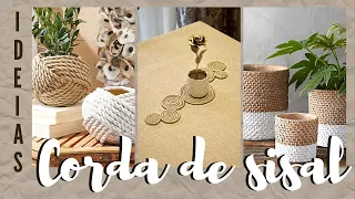 DECORAÇÃO com CORDA DE SISAL - Eduardo Wizard